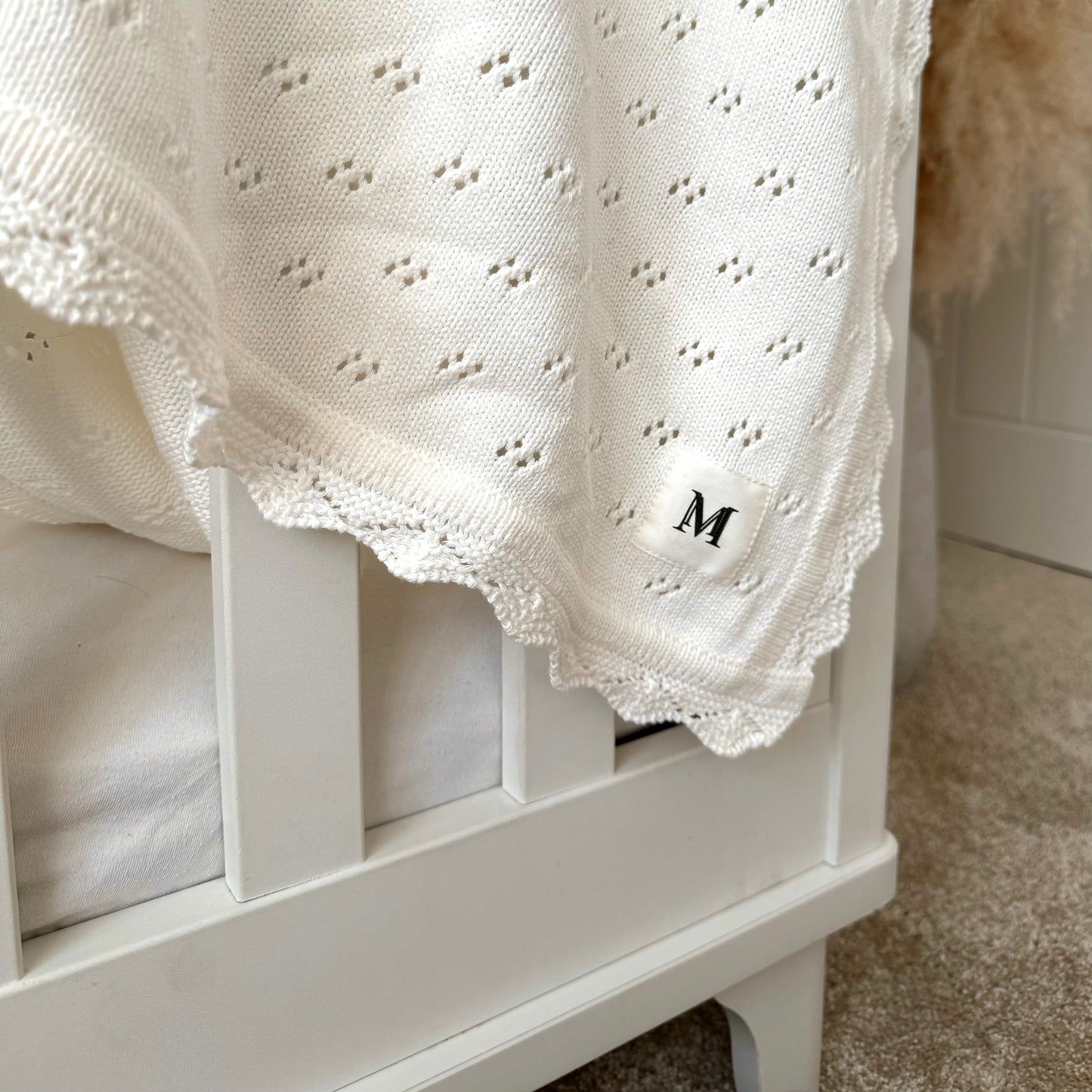 Hampshire Heirloom baby blanket